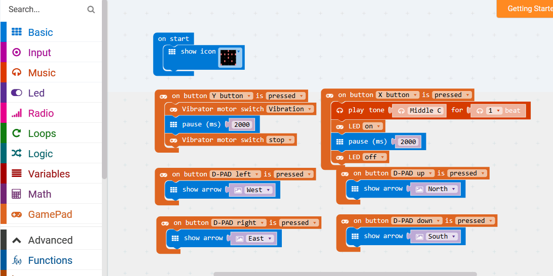 Micro:Bit手柄试用之一MagicPad (解决蓝牙与gamePad包共存) Micro:Bit手柄试用之一MagicPad (解决蓝牙与gamePad包共存)