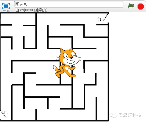我教“孩子”在10小时内精通Scratch－第8小时：闯迷宫上