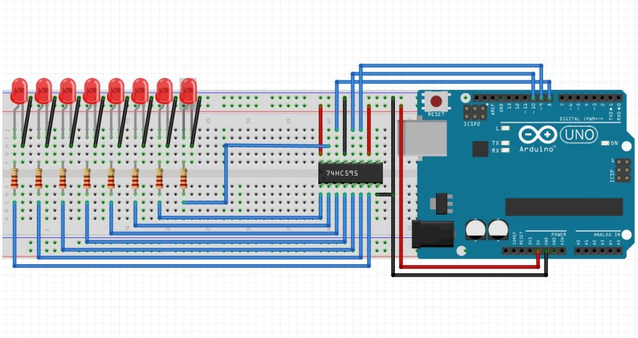 Arduino基础入门篇22—74HC595扩展IO Arduino基础入门篇22—74HC595扩展IO