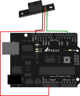 Arduino红外传感器-数字防跌落传感器