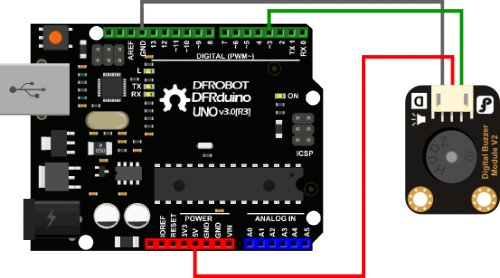 Arduino数字蜂鸣器模块