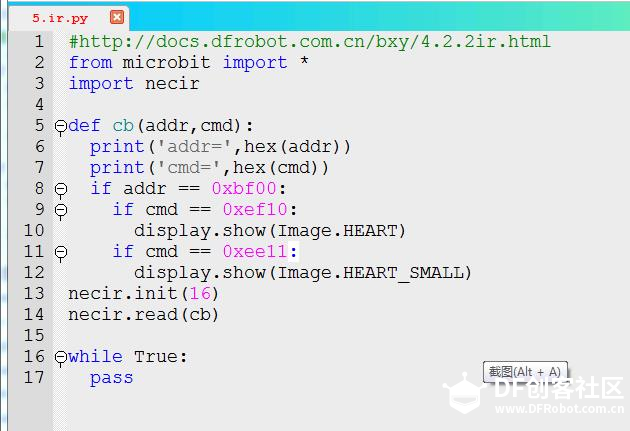 玩转micro:bit-用BXY玩红外遥控