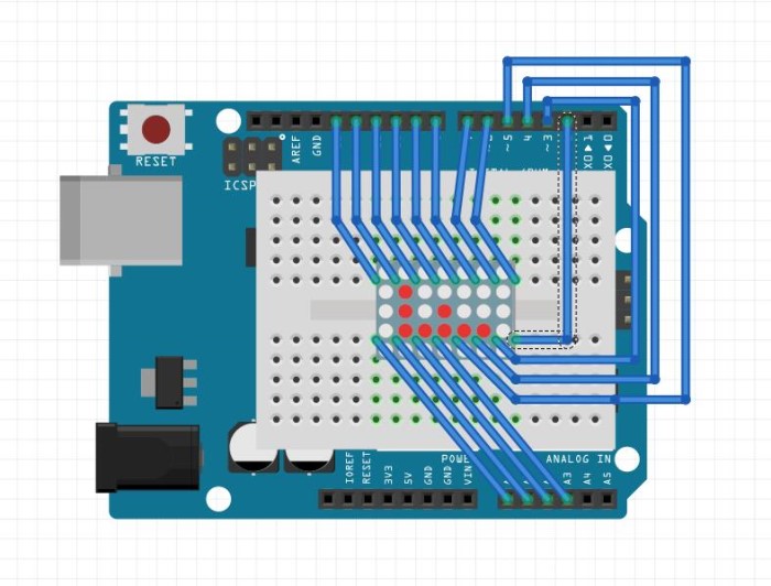 Arduino基础入门篇21—点阵流动显示