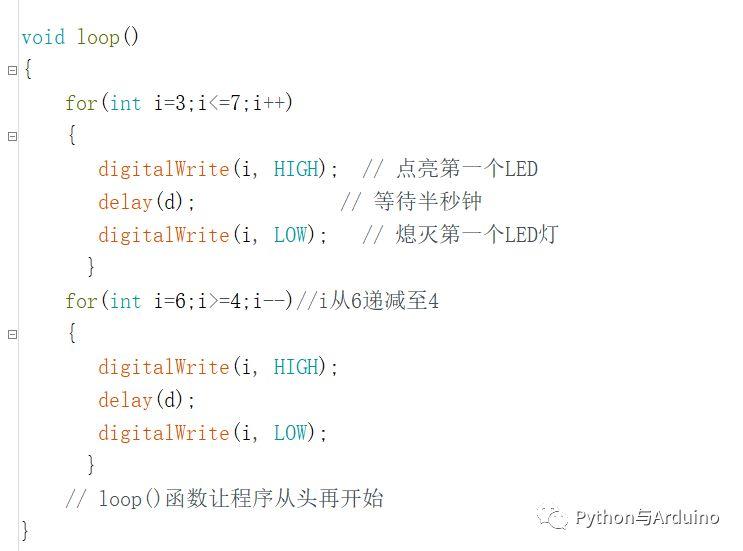 arduino从零开始（3）电子元件与LED流水灯