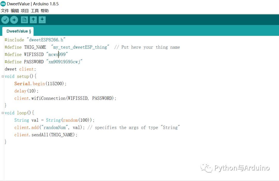 arduino WiFi开发（5）使用dweet-esp库向云端发送数据
