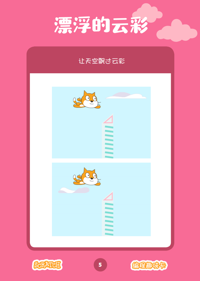▷Scratch课堂丨【编程趣味卡2】让它飞起来！