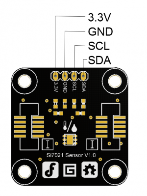 Arduino温度湿度传感器-Si7021 温湿度传感器
