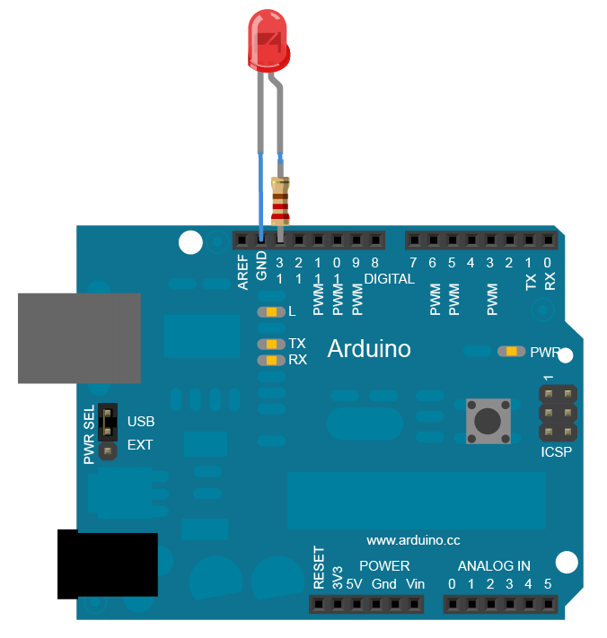 Arduino内置教程-基本原理-闪烁
