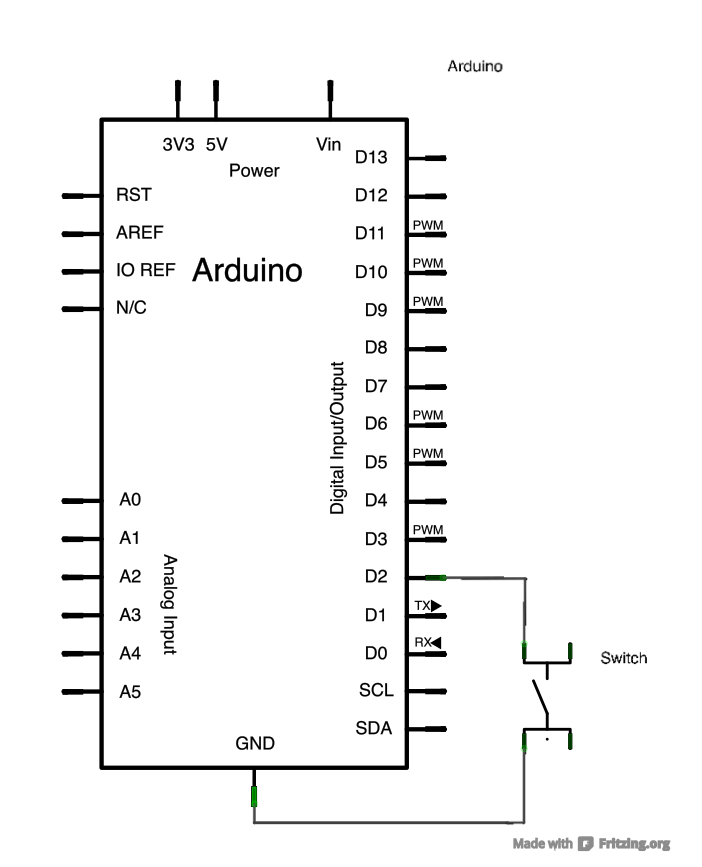 Arduino内置教程-数字-数字输入上拉