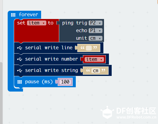 玩转micro:bit-用BXY玩超声波传感器
