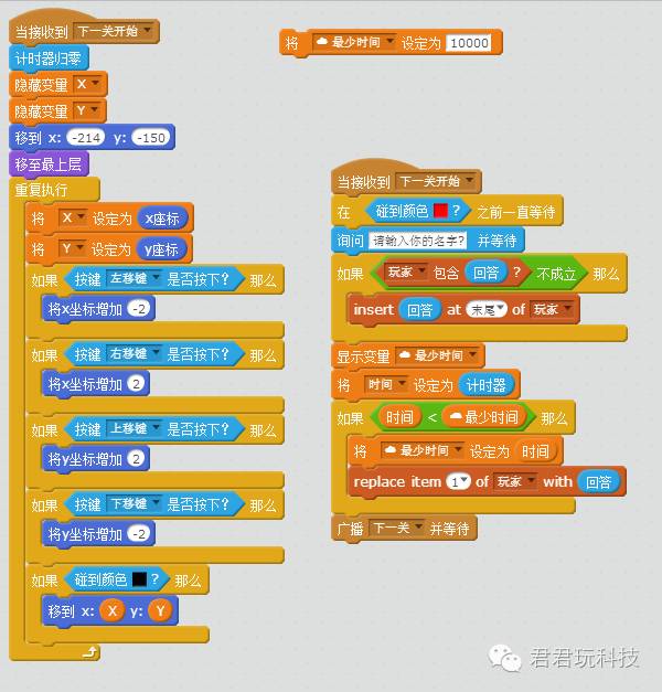 我教“孩子”在10小时内精通Scratch－第9小时：闯迷宫下