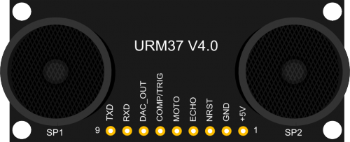 Arduino超声波传感器-URM37V4.0超声波测距传感器