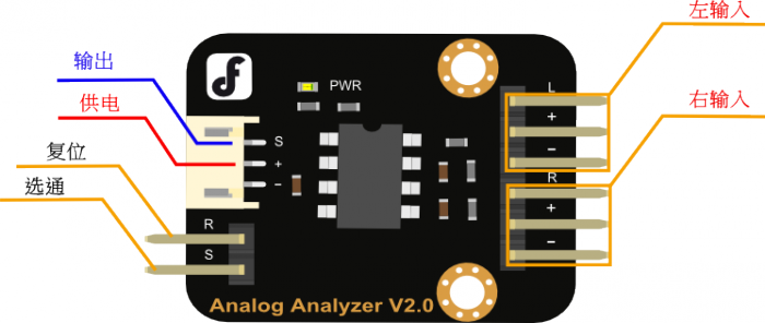 Arduino频谱分析模块 V2