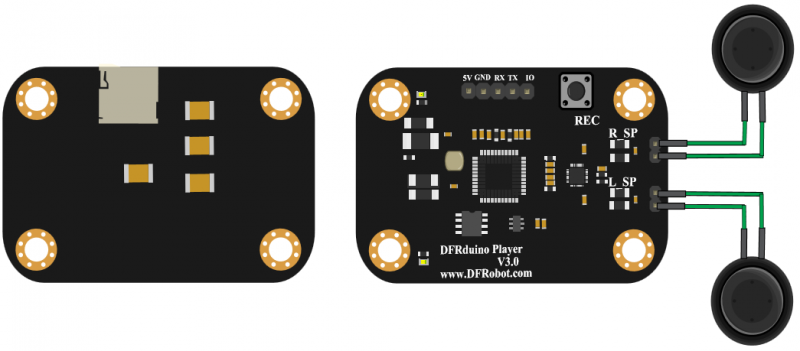 Arduino语音模块-DFRduino Player MP3播放模块