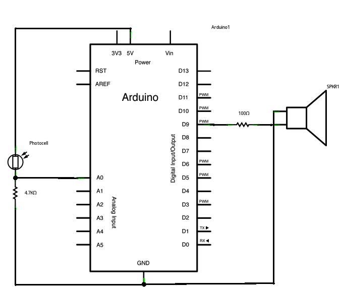 Arduino内置教程-数字-高音追随