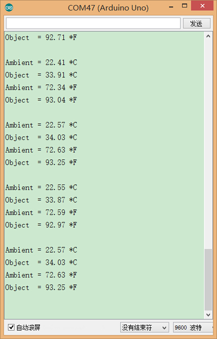 Arduino温度湿度传感器-IR Thermometer Sensor-MLX90614 红外温度传感器