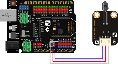 Arduino Flame sensor火焰传感器 V2