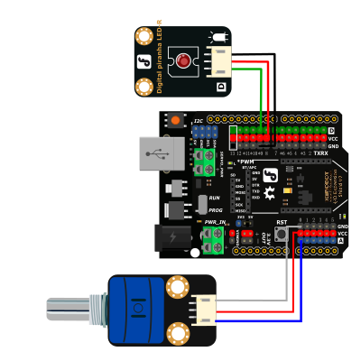 Arduino模拟多圈旋转角度传感器