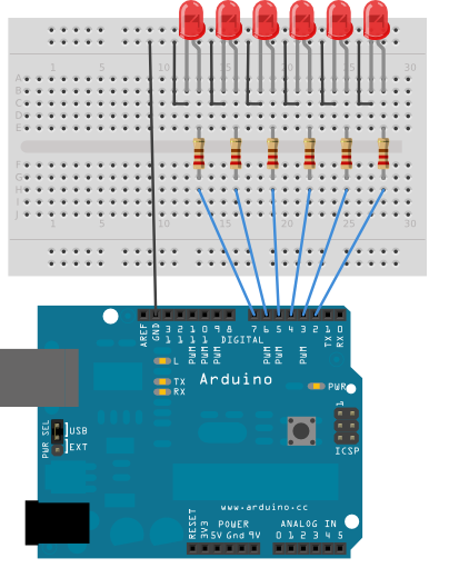 Arduino内置教程-控制结构-数组