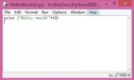 Hello，world！扩展之Python