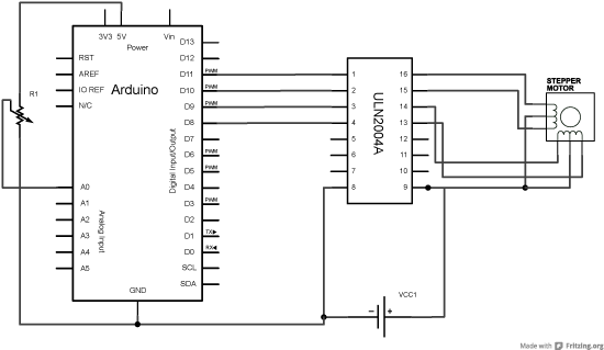 Arduino库教程-Stepper-Stepper One Revolution