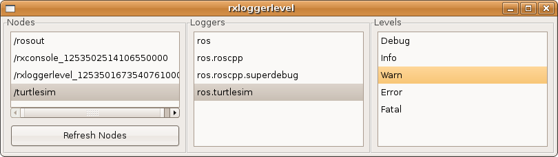 ROS入门教程-1.1.8 使用 rxconsole 和 roslaunch (ROS fuerte之前版本)