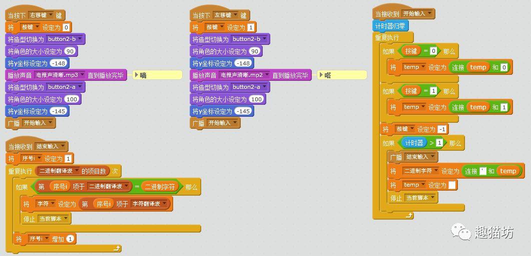 Scratch模拟系列之004模拟发电报