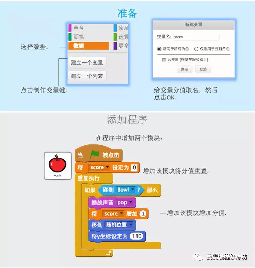 《接苹果》游戏制作