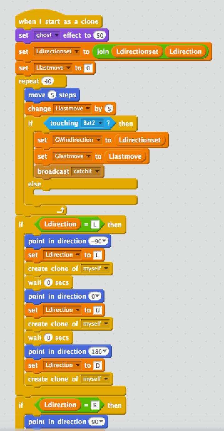 Scratch:克隆与局部变量实现自动寻找路径
