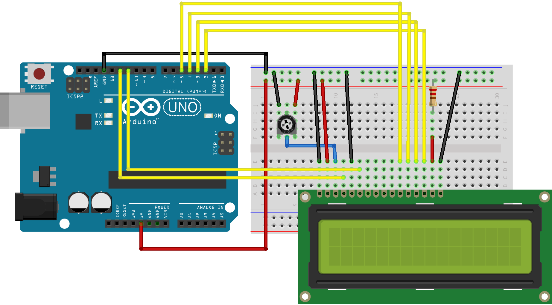 Arduino库教程-液晶-Scroll