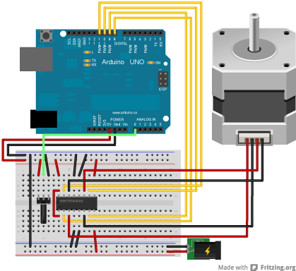 Arduino库教程-Stepper-Motor Knob