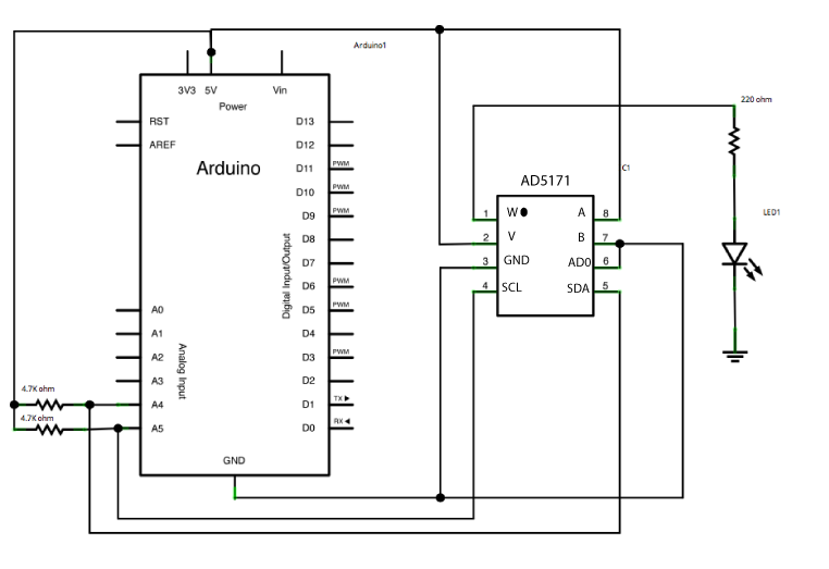 Arduino库教程-有线-Digital Potentiometer