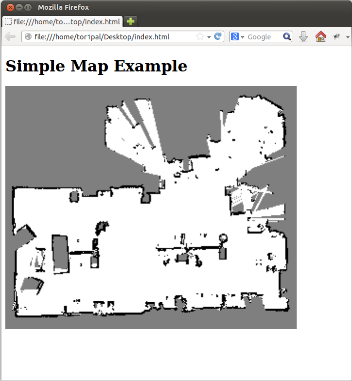 ROS与javascript入门教程-ros2djs-可视化地图