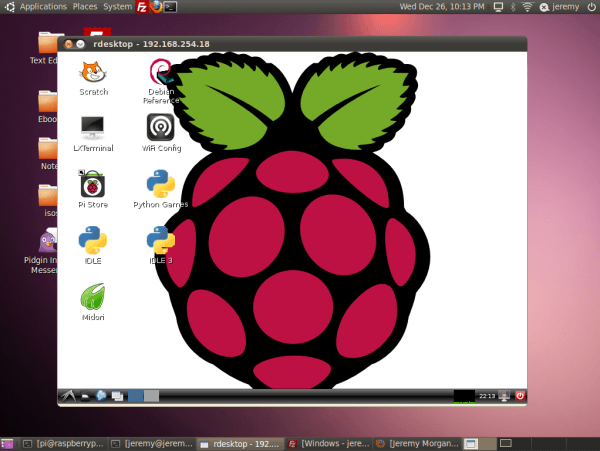 树莓派3-配置-通过xrdp远程桌面访问系统