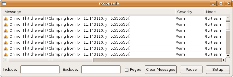 ROS入门教程-1.1.8 使用 rxconsole 和 roslaunch (ROS fuerte之前版本)