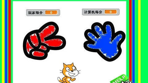 【SCRATCH创意编程之三十三集】和计算机玩剪刀 石头 布
