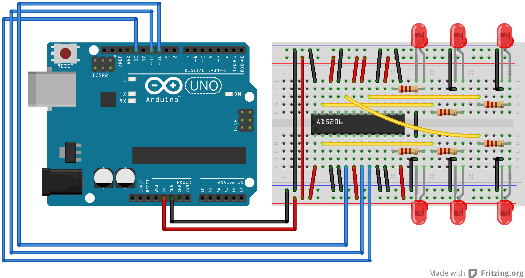 Arduino库教程-SPI-Digital Pot Control