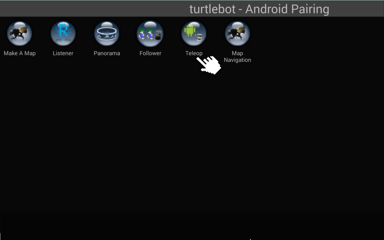 Turtlebot与Android-启动Android App