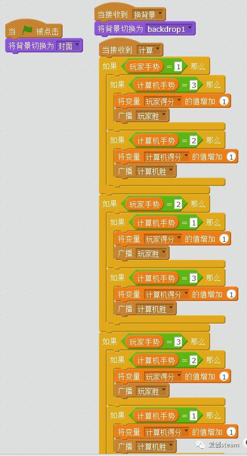 【SCRATCH创意编程之三十三集】和计算机玩剪刀 石头 布