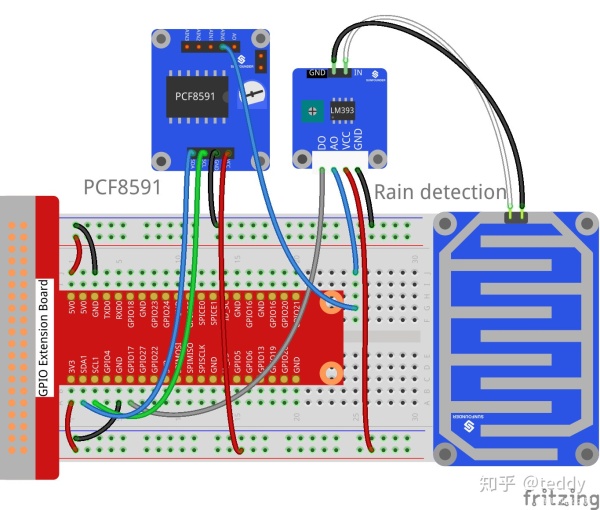 Rain Detection Module 树莓派雨滴检测