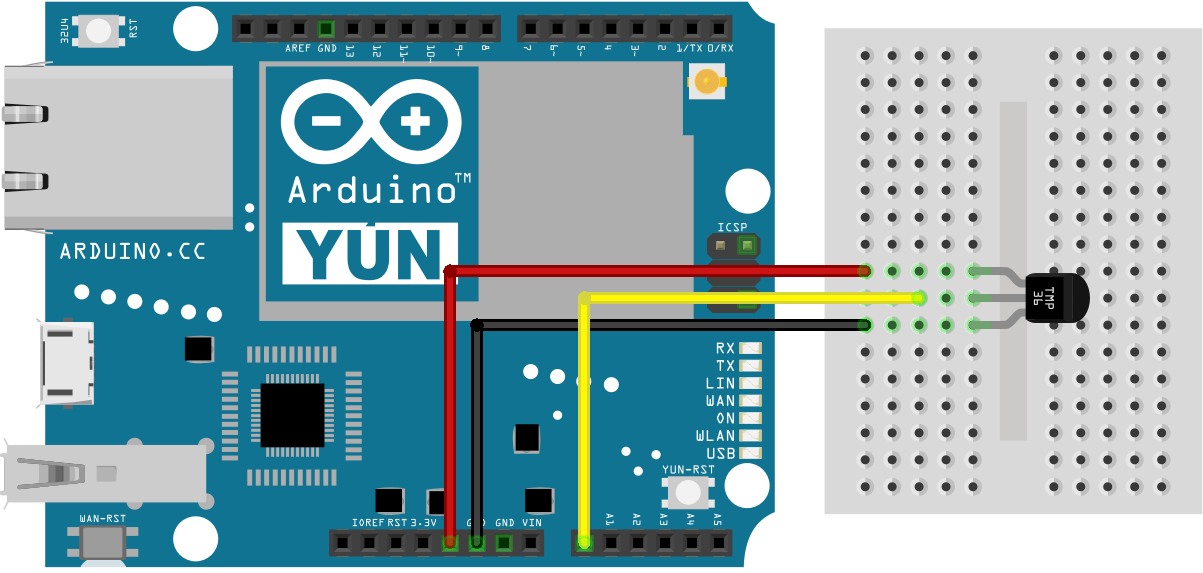 Arduino库教程-Bridge-Temperature Web Panel