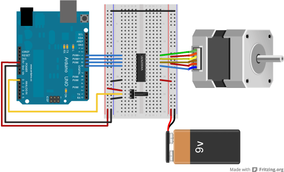 Arduino库教程-Stepper-Stepper One Revolution