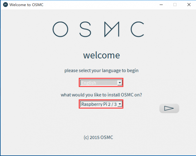 树莓派3-系统安装-利用OSMC-installer安装OSMC系统