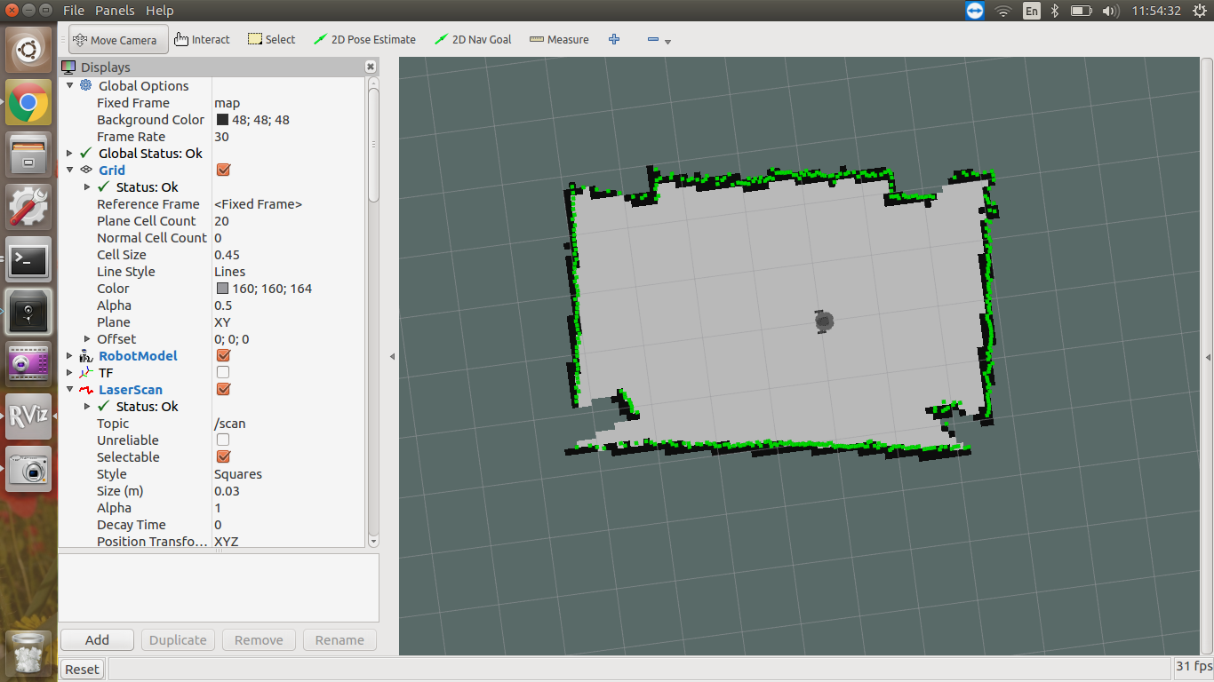 Turtlebot3中级教程-gmapping算法建图