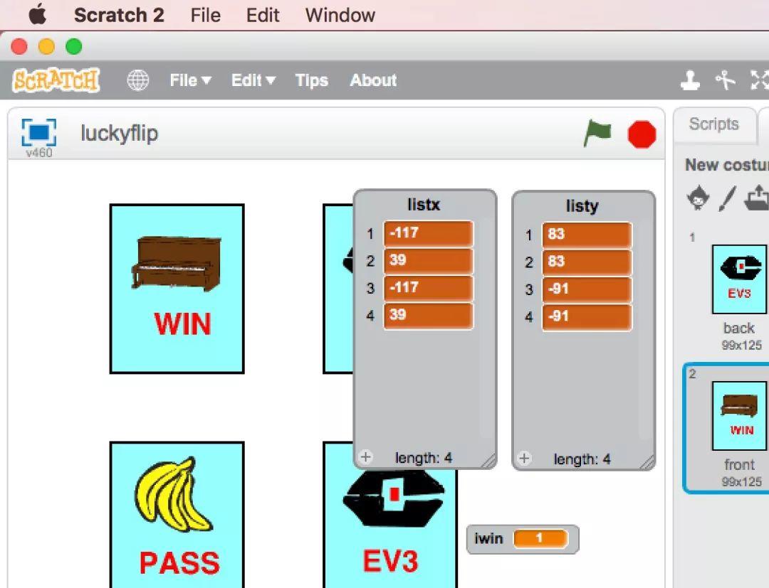 Scratch2: Lucky Flip