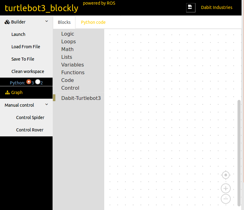 TurtleBot3-Blockly入门教程-启动blockly