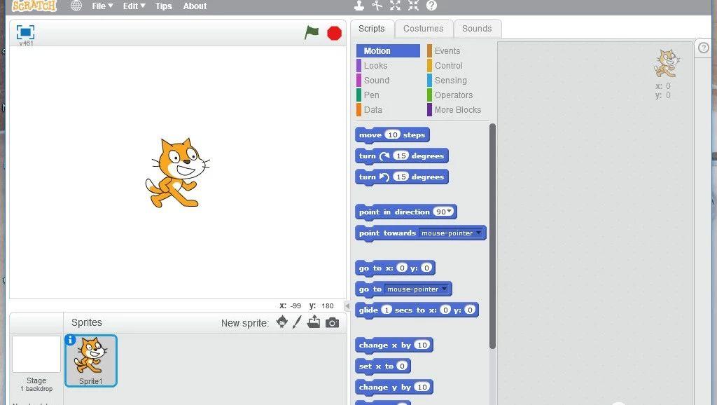 Scratch 第一节课 界面介绍