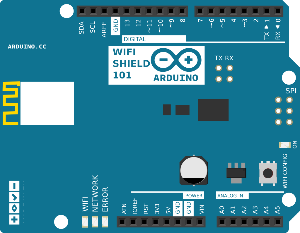 Arduino库教程-WIfi无线扩展块101-Connect No Encryption