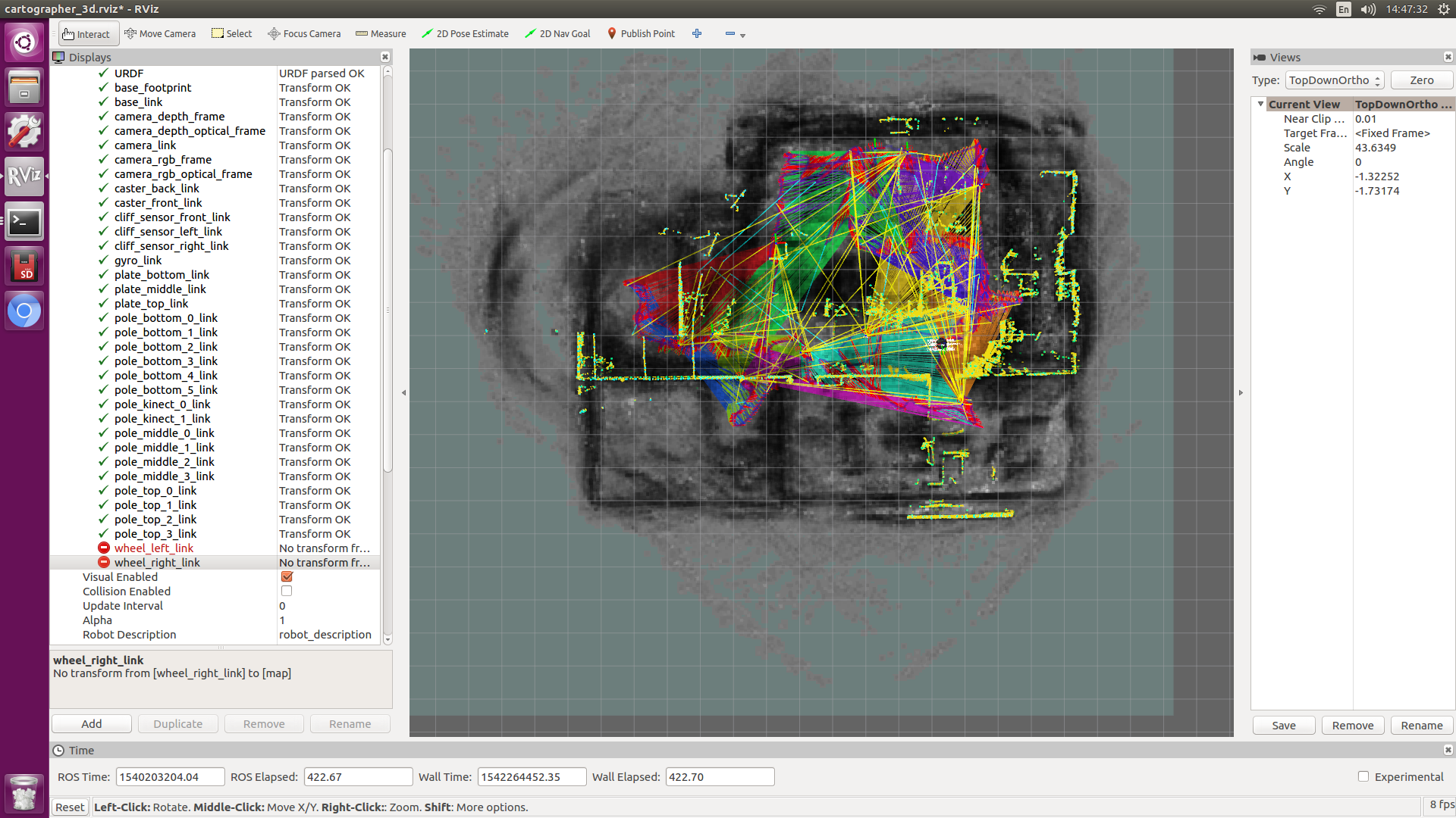 Turbot-SLAM入门教程-实现cartographer 3D建图(多线雷达rslidar-16版)