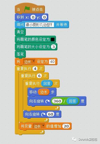 第39课：Scratch入门实例《有趣的图形》